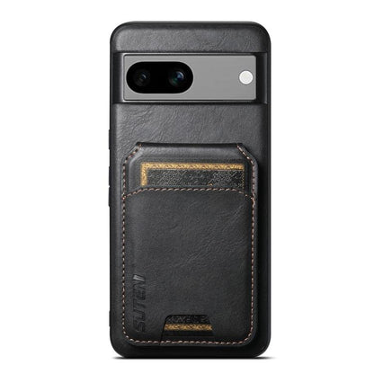 Suteni H02 Leather Wallet Stand Back Phone Case, For Google Pixel 11 Pro XL, For Google Pixel 11, For Google Pixel 11 Pro, For Google Pixel 10 Pro XL, For Google Pixel 10 Pro, For Google Pixel 10, For Google Pixel 9 Pro XL, For Google Pixel 9 Pro      ...