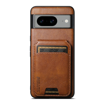 Suteni H02 Leather Wallet Stand Back Phone Case, For Google Pixel 11 Pro XL, For Google Pixel 11, For Google Pixel 11 Pro, For Google Pixel 10 Pro XL, For Google Pixel 10 Pro, For Google Pixel 10, For Google Pixel 9 Pro XL, For Google Pixel 9 Pro      ...