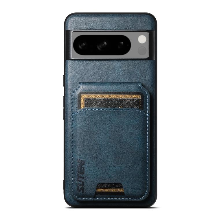 Suteni H02 Leather Wallet Stand Back Phone Case, For Google Pixel 11 Pro XL, For Google Pixel 11, For Google Pixel 11 Pro, For Google Pixel 10 Pro XL, For Google Pixel 10 Pro, For Google Pixel 10, For Google Pixel 9 Pro XL, For Google Pixel 9 Pro      ...
