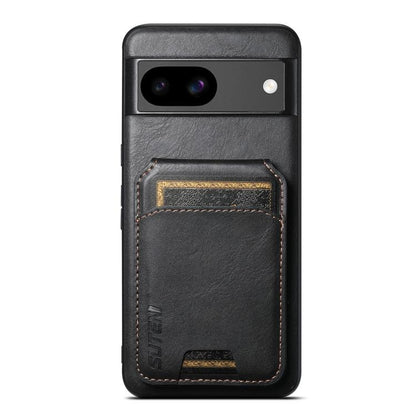 Suteni H02 Leather Wallet Stand Back Phone Case, For Google Pixel 11 Pro XL, For Google Pixel 11, For Google Pixel 11 Pro, For Google Pixel 10 Pro XL, For Google Pixel 10 Pro, For Google Pixel 10, For Google Pixel 9 Pro XL, For Google Pixel 9 Pro      ...