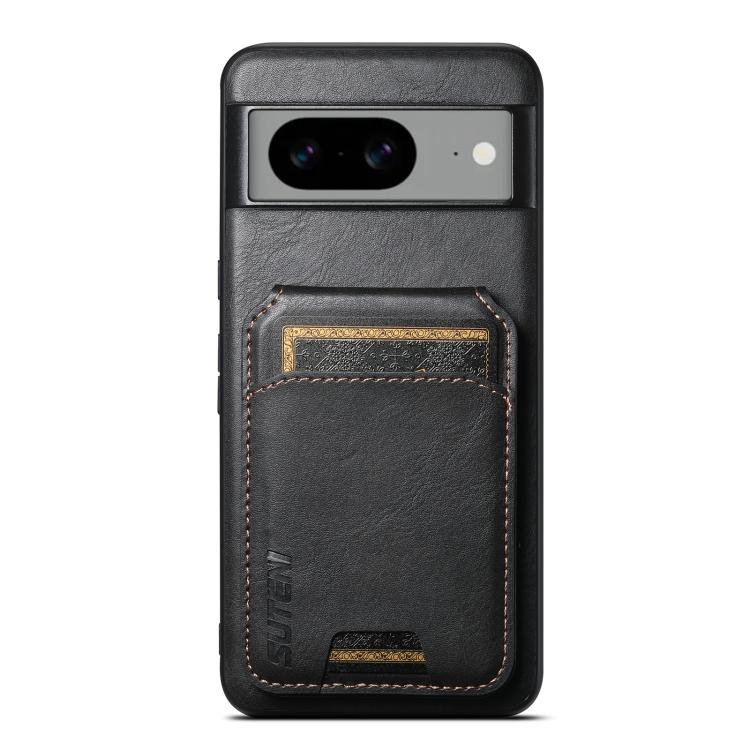 Suteni H02 Leather Wallet Stand Back Phone Case, For Google Pixel 11 Pro XL, For Google Pixel 11, For Google Pixel 11 Pro, For Google Pixel 10 Pro XL, For Google Pixel 10 Pro, For Google Pixel 10, For Google Pixel 9 Pro XL, For Google Pixel 9 Pro      ...