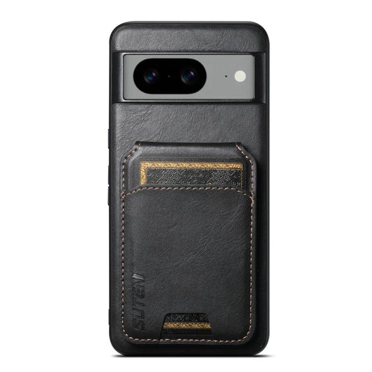 Suteni H02 Leather Wallet Stand Back Phone Case, For Google Pixel 11 Pro XL, For Google Pixel 11, For Google Pixel 11 Pro, For Google Pixel 10 Pro XL, For Google Pixel 10 Pro, For Google Pixel 10, For Google Pixel 9 Pro XL, For Google Pixel 9 Pro      ...