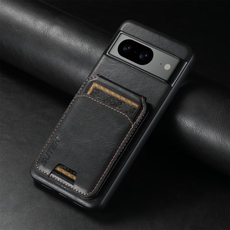 Suteni H02 Leather Wallet Stand Back Phone Case, For Google Pixel 11 Pro XL, For Google Pixel 11, For Google Pixel 11 Pro, For Google Pixel 10 Pro XL, For Google Pixel 10 Pro, For Google Pixel 10, For Google Pixel 9 Pro XL, For Google Pixel 9 Pro      ...