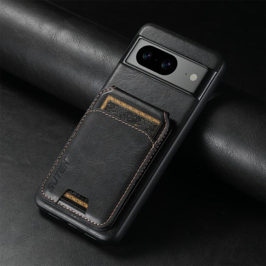 Suteni H02 Leather Wallet Stand Back Phone Case, For Google Pixel 11 Pro XL, For Google Pixel 11, For Google Pixel 11 Pro, For Google Pixel 10 Pro XL, For Google Pixel 10 Pro, For Google Pixel 10, For Google Pixel 9 Pro XL, For Google Pixel 9 Pro      ...