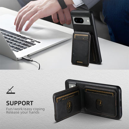 Suteni H02 Leather Wallet Stand Back Phone Case, For Google Pixel 11 Pro XL, For Google Pixel 11, For Google Pixel 11 Pro, For Google Pixel 10 Pro XL, For Google Pixel 10 Pro, For Google Pixel 10, For Google Pixel 9 Pro XL, For Google Pixel 9 Pro      ...