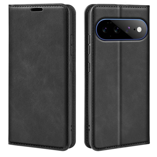 Retro-skin Magnetic Suction Leather Phone Case, For Google Pixel 11 Pro XL, For Google Pixel 10 Pro XL, For Google Pixel 8a, For Google Pixel 9a, For Google Pixel 9 Pro XL, For Google Pixel 11 / 11 Pro, For Google Pixel 10 / 10 Pro