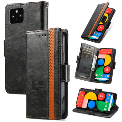 CaseNeo Splicing Dual Magnetic Buckle Leather Phone Case, For Google Pixel 11 Pro XL, For Google Pixel 11 / 11 Pro, For Google Pixel 10a, For Google Pixel 8a, For Google Pixel 9a, For Google Pixel 7 Pro, For Google Pixel 7, For Google Pixel 6a         ...