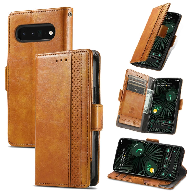 CaseNeo Splicing Dual Magnetic Buckle Leather Phone Case, For Google Pixel 11 Pro XL, For Google Pixel 11 / 11 Pro, For Google Pixel 10a, For Google Pixel 8a, For Google Pixel 9a, For Google Pixel 7 Pro, For Google Pixel 7, For Google Pixel 6a         ...