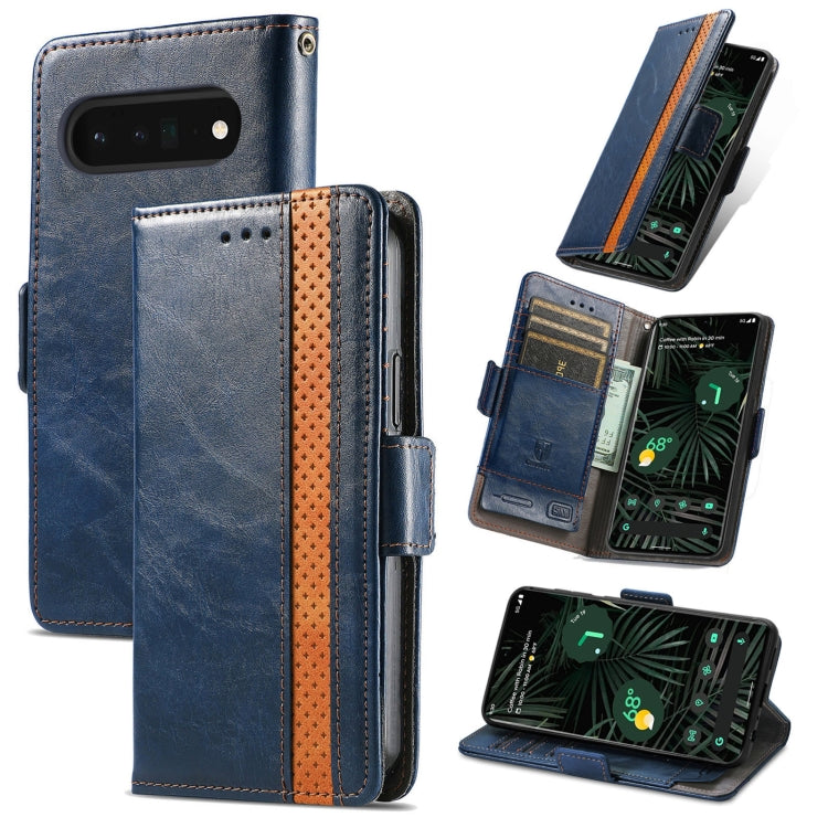 CaseNeo Splicing Dual Magnetic Buckle Leather Phone Case, For Google Pixel 11 Pro XL, For Google Pixel 11 / 11 Pro, For Google Pixel 10a, For Google Pixel 8a, For Google Pixel 9a, For Google Pixel 7 Pro, For Google Pixel 7, For Google Pixel 6a         ...