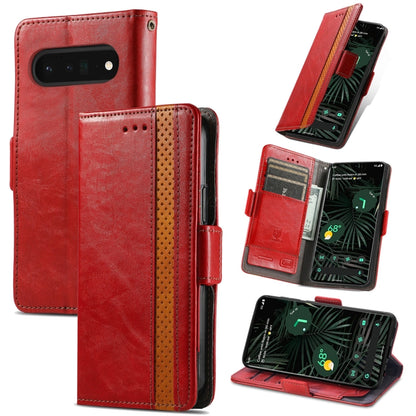CaseNeo Splicing Dual Magnetic Buckle Leather Phone Case, For Google Pixel 11 Pro XL, For Google Pixel 11 / 11 Pro, For Google Pixel 10a, For Google Pixel 8a, For Google Pixel 9a, For Google Pixel 7 Pro, For Google Pixel 7, For Google Pixel 6a         ...