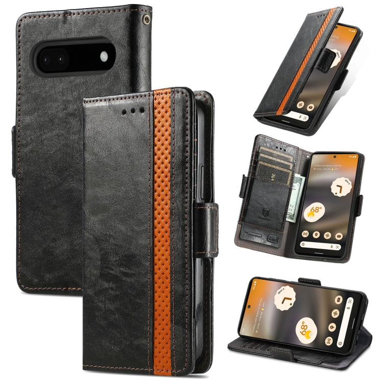 CaseNeo Splicing Dual Magnetic Buckle Leather Phone Case, For Google Pixel 11 Pro XL, For Google Pixel 11 / 11 Pro, For Google Pixel 10a, For Google Pixel 8a, For Google Pixel 9a, For Google Pixel 7 Pro, For Google Pixel 7, For Google Pixel 6a         ...