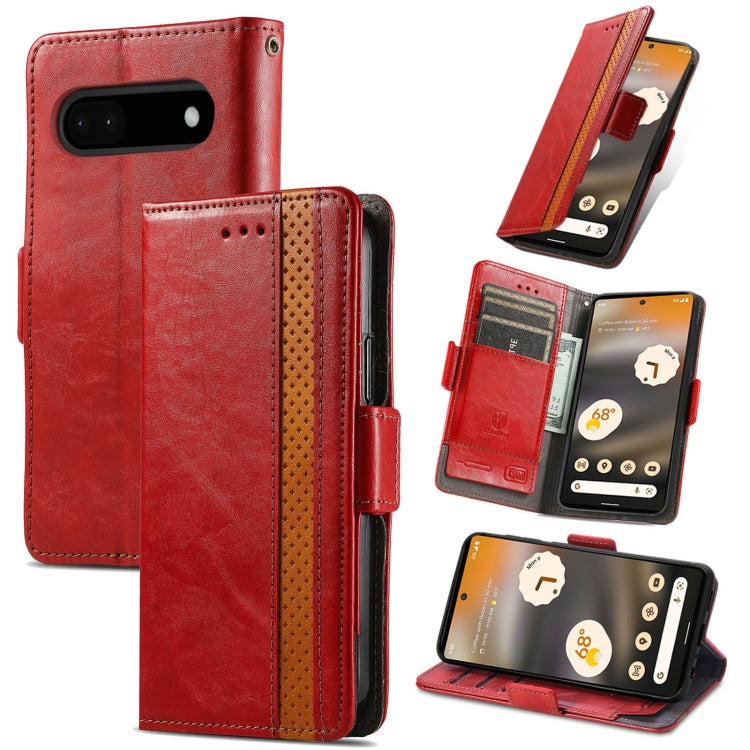 CaseNeo Splicing Dual Magnetic Buckle Leather Phone Case, For Google Pixel 11 Pro XL, For Google Pixel 11 / 11 Pro, For Google Pixel 10a, For Google Pixel 8a, For Google Pixel 9a, For Google Pixel 7 Pro, For Google Pixel 7, For Google Pixel 6a         ...