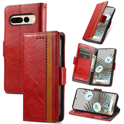 CaseNeo Splicing Dual Magnetic Buckle Leather Phone Case, For Google Pixel 11 Pro XL, For Google Pixel 11 / 11 Pro, For Google Pixel 10a, For Google Pixel 8a, For Google Pixel 9a, For Google Pixel 7 Pro, For Google Pixel 7, For Google Pixel 6a         ...