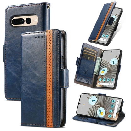 CaseNeo Splicing Dual Magnetic Buckle Leather Phone Case, For Google Pixel 11 Pro XL, For Google Pixel 11 / 11 Pro, For Google Pixel 10a, For Google Pixel 8a, For Google Pixel 9a, For Google Pixel 7 Pro, For Google Pixel 7, For Google Pixel 6a         ...