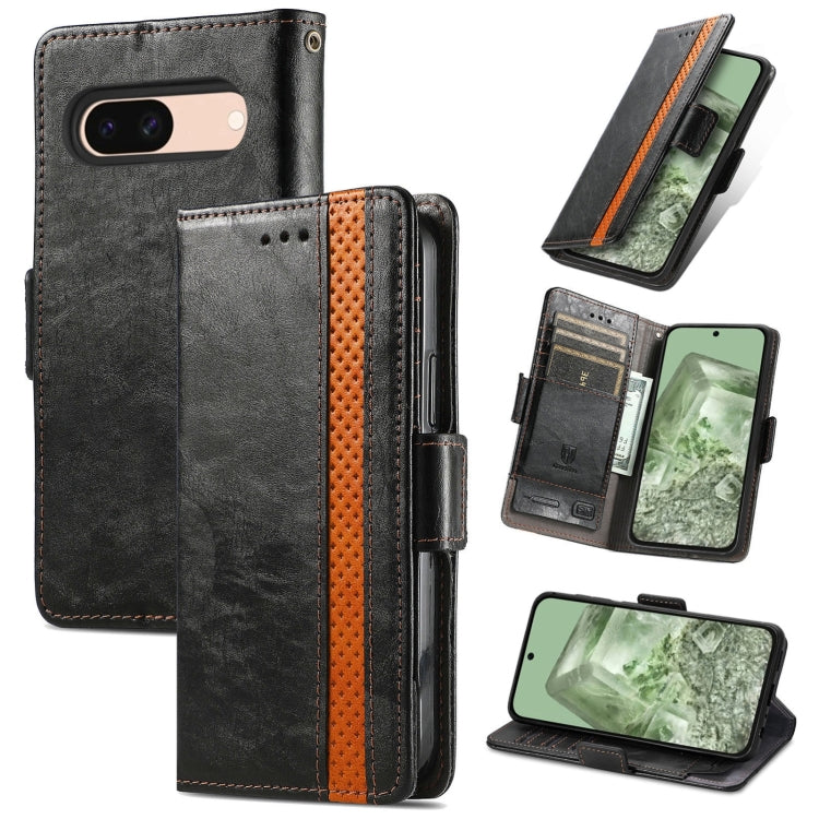 CaseNeo Splicing Dual Magnetic Buckle Leather Phone Case, For Google Pixel 11 Pro XL, For Google Pixel 11 / 11 Pro, For Google Pixel 10a, For Google Pixel 8a, For Google Pixel 9a, For Google Pixel 7 Pro, For Google Pixel 7, For Google Pixel 6a         ...