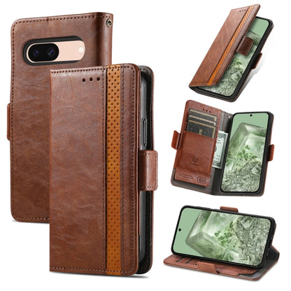 CaseNeo Splicing Dual Magnetic Buckle Leather Phone Case, For Google Pixel 11 Pro XL, For Google Pixel 11 / 11 Pro, For Google Pixel 10a, For Google Pixel 8a, For Google Pixel 9a, For Google Pixel 7 Pro, For Google Pixel 7, For Google Pixel 6a         ...