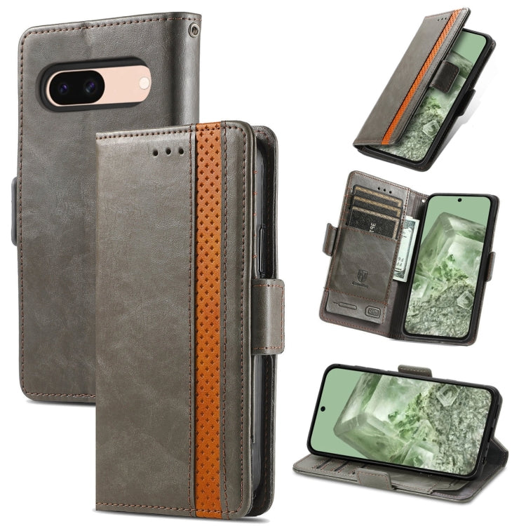 CaseNeo Splicing Dual Magnetic Buckle Leather Phone Case, For Google Pixel 11 Pro XL, For Google Pixel 11 / 11 Pro, For Google Pixel 10a, For Google Pixel 8a, For Google Pixel 9a, For Google Pixel 7 Pro, For Google Pixel 7, For Google Pixel 6a         ...