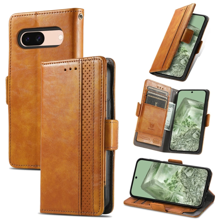 CaseNeo Splicing Dual Magnetic Buckle Leather Phone Case, For Google Pixel 11 Pro XL, For Google Pixel 11 / 11 Pro, For Google Pixel 10a, For Google Pixel 8a, For Google Pixel 9a, For Google Pixel 7 Pro, For Google Pixel 7, For Google Pixel 6a         ...