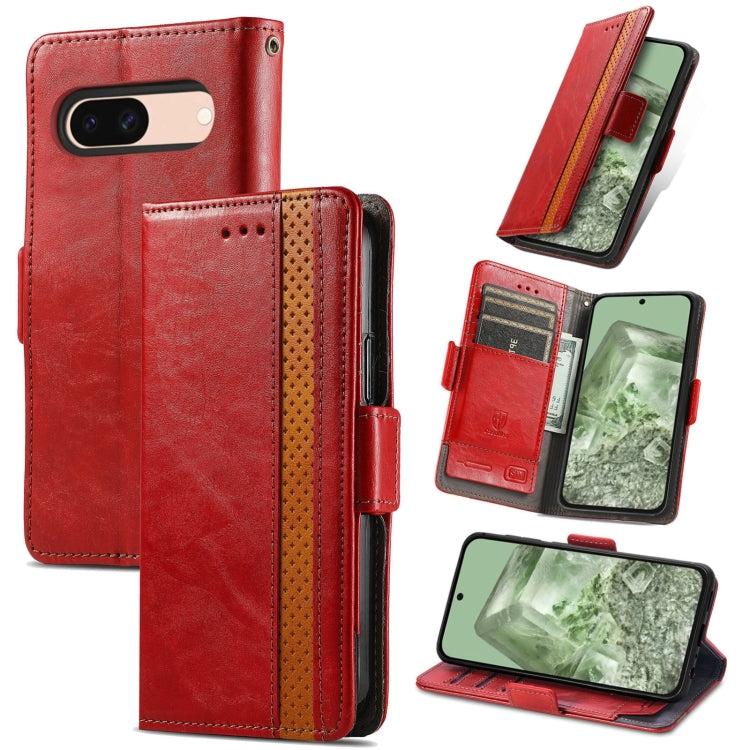 CaseNeo Splicing Dual Magnetic Buckle Leather Phone Case, For Google Pixel 11 Pro XL, For Google Pixel 11 / 11 Pro, For Google Pixel 10a, For Google Pixel 8a, For Google Pixel 9a, For Google Pixel 7 Pro, For Google Pixel 7, For Google Pixel 6a         ...