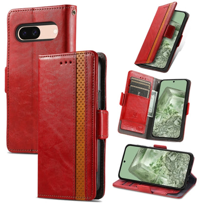 CaseNeo Splicing Dual Magnetic Buckle Leather Phone Case, For Google Pixel 11 Pro XL, For Google Pixel 11 / 11 Pro, For Google Pixel 10a, For Google Pixel 8a, For Google Pixel 9a, For Google Pixel 7 Pro, For Google Pixel 7, For Google Pixel 6a         ...