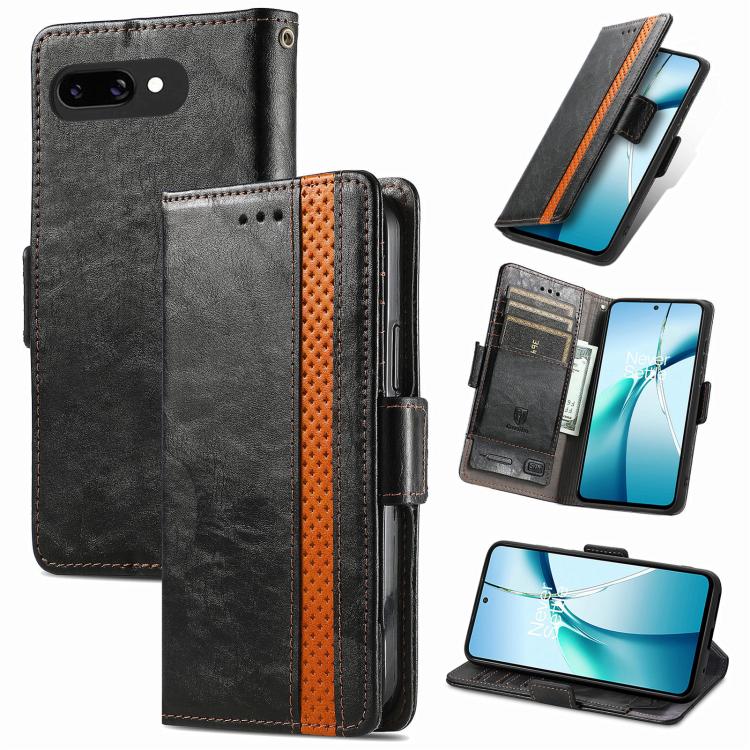 CaseNeo Splicing Dual Magnetic Buckle Leather Phone Case, For Google Pixel 11 Pro XL, For Google Pixel 11 / 11 Pro, For Google Pixel 10a, For Google Pixel 8a, For Google Pixel 9a, For Google Pixel 7 Pro, For Google Pixel 7, For Google Pixel 6a         ...