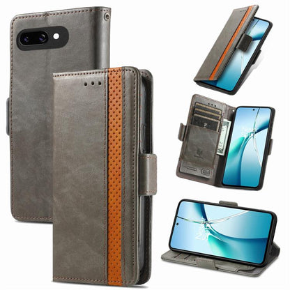 CaseNeo Splicing Dual Magnetic Buckle Leather Phone Case, For Google Pixel 11 Pro XL, For Google Pixel 11 / 11 Pro, For Google Pixel 10a, For Google Pixel 8a, For Google Pixel 9a, For Google Pixel 7 Pro, For Google Pixel 7, For Google Pixel 6a         ...