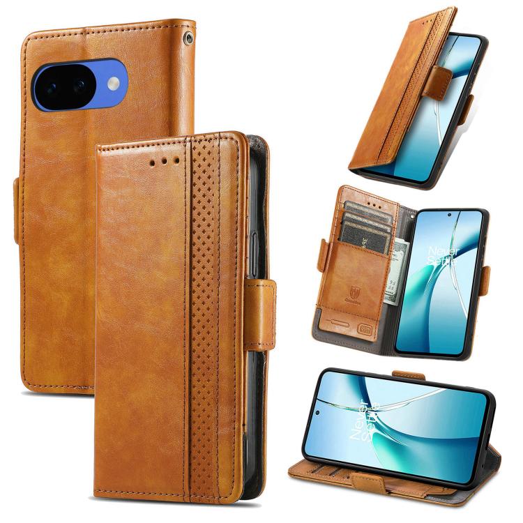 CaseNeo Splicing Dual Magnetic Buckle Leather Phone Case, For Google Pixel 11 Pro XL, For Google Pixel 11 / 11 Pro, For Google Pixel 10a, For Google Pixel 8a, For Google Pixel 9a, For Google Pixel 7 Pro, For Google Pixel 7, For Google Pixel 6a         ...