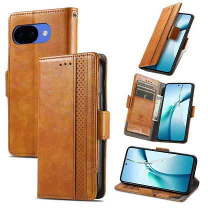 CaseNeo Splicing Dual Magnetic Buckle Leather Phone Case, For Google Pixel 11 Pro XL, For Google Pixel 11 / 11 Pro, For Google Pixel 10a, For Google Pixel 8a, For Google Pixel 9a, For Google Pixel 7 Pro, For Google Pixel 7, For Google Pixel 6a         ...