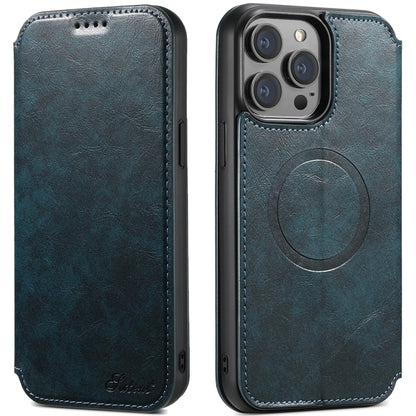 Suteni J05 Leather Magnetic MagSafe Phone Case