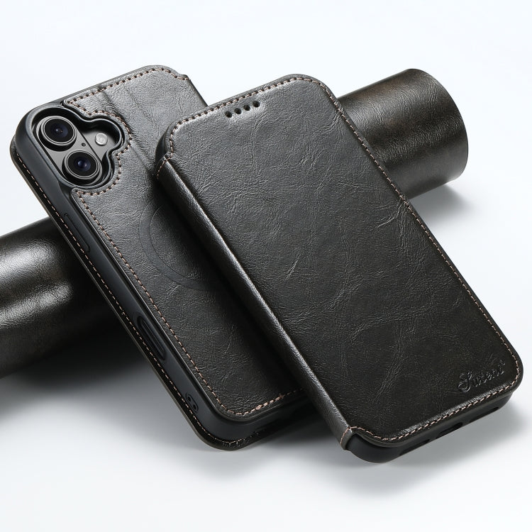 Suteni J05 Leather Magnetic MagSafe Phone Case