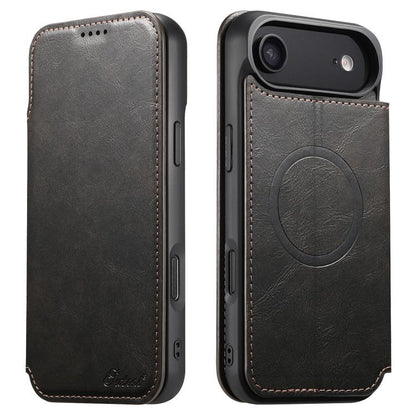 Suteni J05 Leather Magnetic MagSafe Phone Case, For iPhone 17 Pro Max, For iPhone 17 Pro, For iPhone 17, For iPhone Air, For iPhone 16 Pro Max, For iPhone 16 Pro, For iPhone 16 Plus, For iPhone 16, For iPhone 15 Pro Max, For iPhone 15 Pro              ...