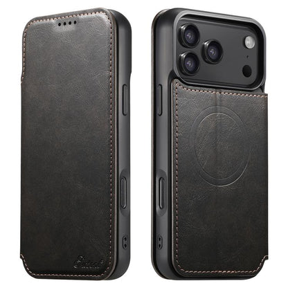 Suteni J05 Leather Magnetic MagSafe Phone Case, For iPhone 18, For iPhone 18 Pro, For iPhone 18 Pro Max, For iPhone 17 Pro Max, For iPhone 17 Pro, For iPhone 17, For iPhone 17 AIr, For iPhone 16 Pro Max, For iPhone 16 Pro, For iPhone 16 Plus           ...
