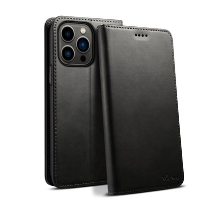 Suteni Calf Texture Horizontal Flip Leather Phone Case