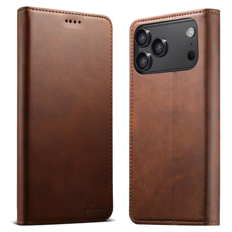 Suteni Calf Texture Horizontal Flip Leather Phone Case, For iPhone 18, For iPhone 18 Pro, For iPhone 18 Pro Max, For iPhone 17 Pro Max, For iPhone 17 Pro, For iPhone 17, For iPhone Air, For iPhone 16 Pro Max, For iPhone 16 Pro, For iPhone 16 Plus      ...