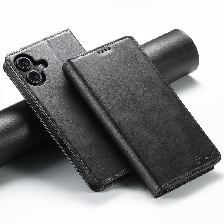 Suteni Calf Texture Horizontal Flip Leather Phone Case, For iPhone 18, For iPhone 18 Pro, For iPhone 18 Pro Max, For iPhone 17 Pro Max, For iPhone 17 Pro, For iPhone 17, For iPhone Air, For iPhone 16 Pro Max, For iPhone 16 Pro, For iPhone 16 Plus      ...