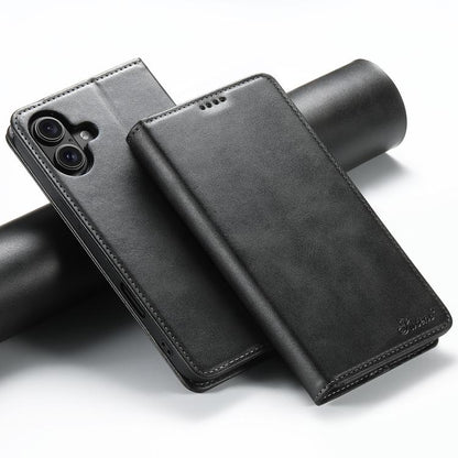 Suteni Calf Texture Horizontal Flip Leather Phone Case, For iPhone 18, For iPhone 18 Pro, For iPhone 18 Pro Max, For iPhone 17 Pro Max, For iPhone 17 Pro, For iPhone 17, For iPhone Air, For iPhone 16 Pro Max, For iPhone 16 Pro, For iPhone 16 Plus      ...