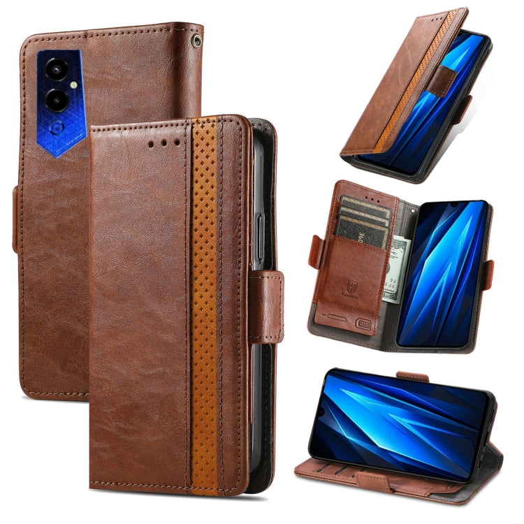 CaseNeo Splicing Dual Magnetic Buckle Leather Phone Case, For Tecno Spark 20, For Tecno Pop 8 4G, For Tecno Pova 5 Pro, For Tecno Pova 5 4G, For Tecno Camon 20 Premier, For Tecno Camon 20 Pro 5G, For Tecno Spark 10C, For Tecno Spark 10                 ...