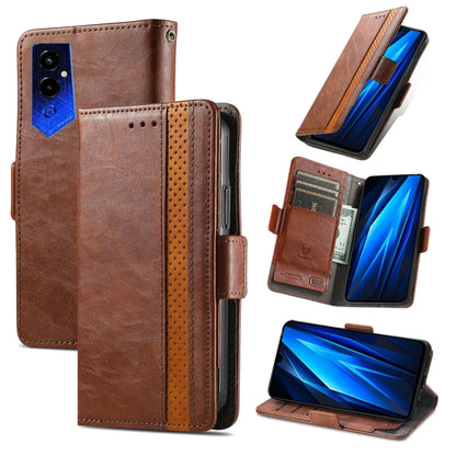 CaseNeo Splicing Dual Magnetic Buckle Leather Phone Case, For Tecno Spark 20, For Tecno Pop 8 4G, For Tecno Pova 5 Pro, For Tecno Pova 5 4G, For Tecno Camon 20 Premier, For Tecno Camon 20 Pro 5G, For Tecno Spark 10C, For Tecno Spark 10                 ...