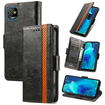 CaseNeo Splicing Dual Magnetic Buckle Leather Phone Case, For Tecno Spark 20, For Tecno Pop 8 4G, For Tecno Pova 5 Pro, For Tecno Pova 5 4G, For Tecno Camon 20 Premier, For Tecno Camon 20 Pro 5G, For Tecno Spark 10C, For Tecno Spark 10                 ...