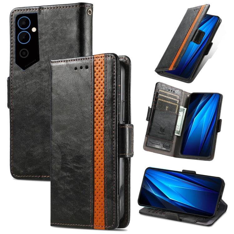 CaseNeo Splicing Dual Magnetic Buckle Leather Phone Case, For Tecno Spark 20, For Tecno Pop 8 4G, For Tecno Pova 5 Pro, For Tecno Pova 5 4G, For Tecno Camon 20 Premier, For Tecno Camon 20 Pro 5G, For Tecno Spark 10C, For Tecno Spark 10                 ...