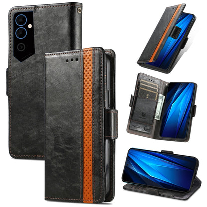 CaseNeo Splicing Dual Magnetic Buckle Leather Phone Case, For Tecno Spark 20, For Tecno Pop 8 4G, For Tecno Pova 5 Pro, For Tecno Pova 5 4G, For Tecno Camon 20 Premier, For Tecno Camon 20 Pro 5G, For Tecno Spark 10C, For Tecno Spark 10                 ...