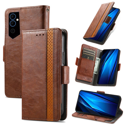 CaseNeo Splicing Dual Magnetic Buckle Leather Phone Case, For Tecno Spark 20, For Tecno Pop 8 4G, For Tecno Pova 5 Pro, For Tecno Pova 5 4G, For Tecno Camon 20 Premier, For Tecno Camon 20 Pro 5G, For Tecno Spark 10C, For Tecno Spark 10                 ...