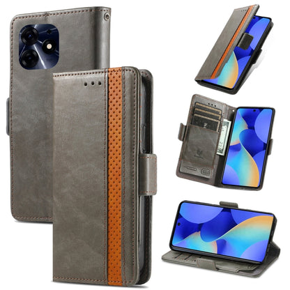 CaseNeo Splicing Dual Magnetic Buckle Leather Phone Case, For Tecno Spark 20, For Tecno Pop 8 4G, For Tecno Pova 5 Pro, For Tecno Pova 5 4G, For Tecno Camon 20 Premier, For Tecno Camon 20 Pro 5G, For Tecno Spark 10C, For Tecno Spark 10                 ...