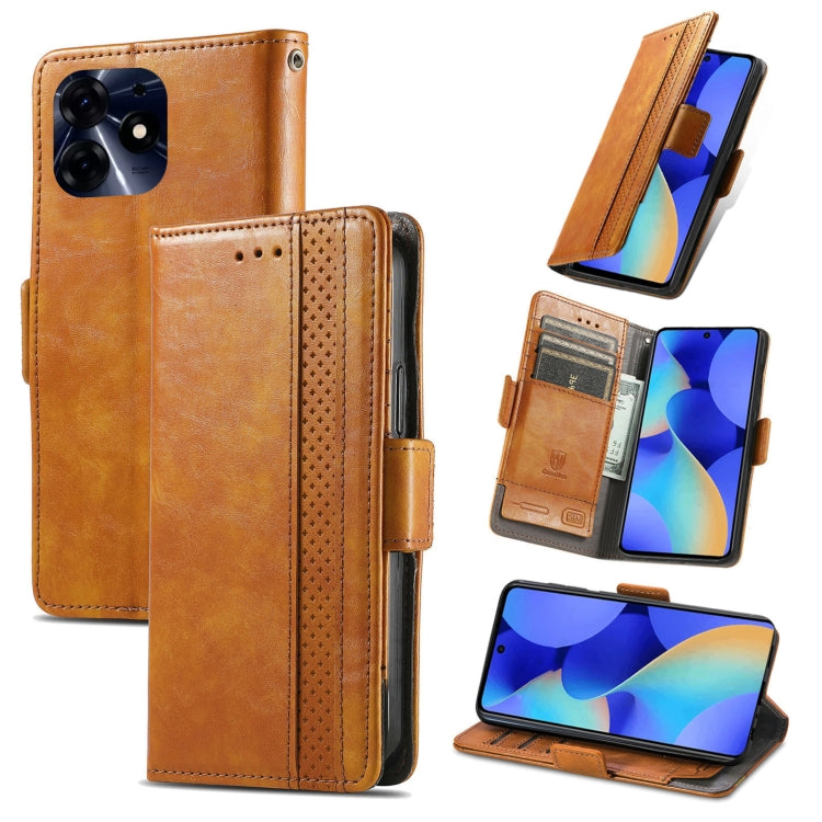 CaseNeo Splicing Dual Magnetic Buckle Leather Phone Case, For Tecno Spark 20, For Tecno Pop 8 4G, For Tecno Pova 5 Pro, For Tecno Pova 5 4G, For Tecno Camon 20 Premier, For Tecno Camon 20 Pro 5G, For Tecno Spark 10C, For Tecno Spark 10                 ...