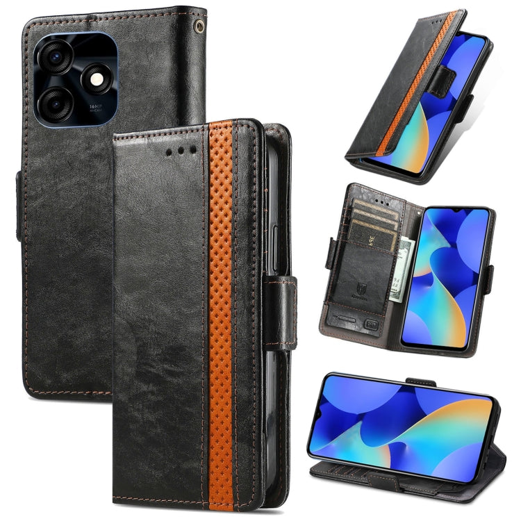 CaseNeo Splicing Dual Magnetic Buckle Leather Phone Case, For Tecno Spark 20, For Tecno Pop 8 4G, For Tecno Pova 5 Pro, For Tecno Pova 5 4G, For Tecno Camon 20 Premier, For Tecno Camon 20 Pro 5G, For Tecno Spark 10C, For Tecno Spark 10                 ...