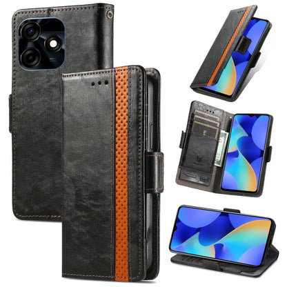 CaseNeo Splicing Dual Magnetic Buckle Leather Phone Case, For Tecno Spark 20, For Tecno Pop 8 4G, For Tecno Pova 5 Pro, For Tecno Pova 5 4G, For Tecno Camon 20 Premier, For Tecno Camon 20 Pro 5G, For Tecno Spark 10C, For Tecno Spark 10                 ...