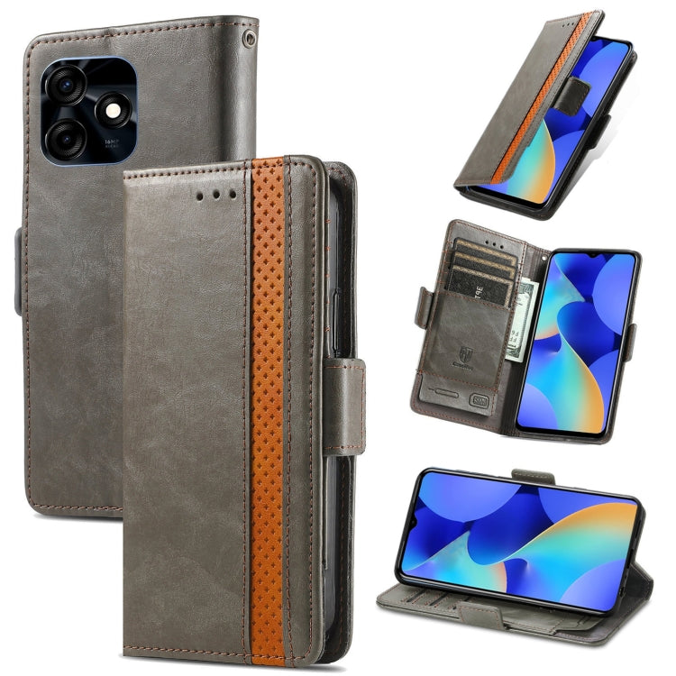 CaseNeo Splicing Dual Magnetic Buckle Leather Phone Case, For Tecno Spark 20, For Tecno Pop 8 4G, For Tecno Pova 5 Pro, For Tecno Pova 5 4G, For Tecno Camon 20 Premier, For Tecno Camon 20 Pro 5G, For Tecno Spark 10C, For Tecno Spark 10                 ...