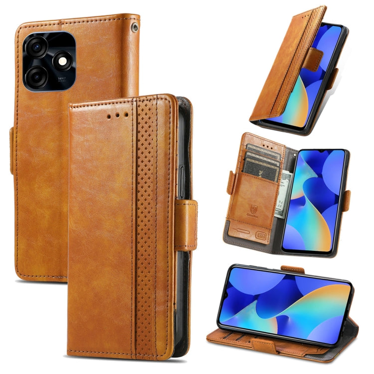 CaseNeo Splicing Dual Magnetic Buckle Leather Phone Case, For Tecno Spark 20, For Tecno Pop 8 4G, For Tecno Pova 5 Pro, For Tecno Pova 5 4G, For Tecno Camon 20 Premier, For Tecno Camon 20 Pro 5G, For Tecno Spark 10C, For Tecno Spark 10                 ...