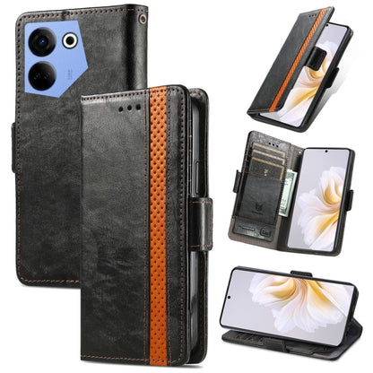 CaseNeo Splicing Dual Magnetic Buckle Leather Phone Case, For Tecno Spark 20, For Tecno Pop 8 4G, For Tecno Pova 5 Pro, For Tecno Pova 5 4G, For Tecno Camon 20 Premier, For Tecno Camon 20 Pro 5G, For Tecno Spark 10C, For Tecno Spark 10                 ...