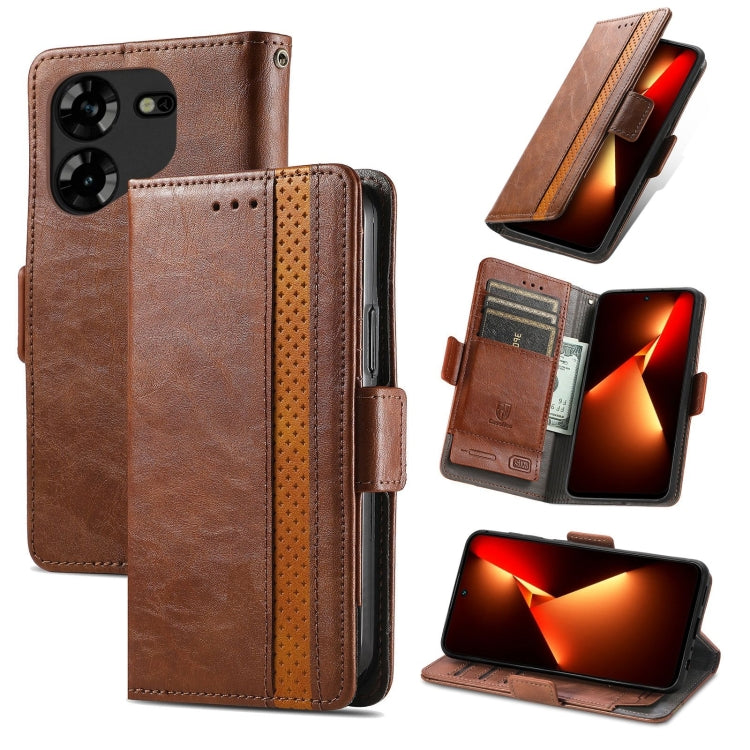 CaseNeo Splicing Dual Magnetic Buckle Leather Phone Case, For Tecno Spark 20, For Tecno Pop 8 4G, For Tecno Pova 5 Pro, For Tecno Pova 5 4G, For Tecno Camon 20 Premier, For Tecno Camon 20 Pro 5G, For Tecno Spark 10C, For Tecno Spark 10                 ...